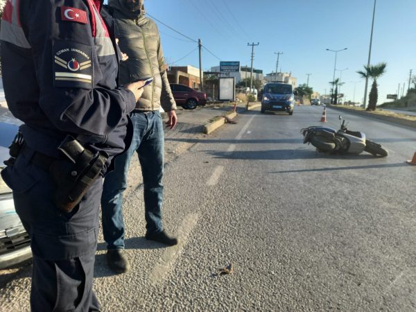 Akşam Saatlerinde Turgutreis’te Kaza