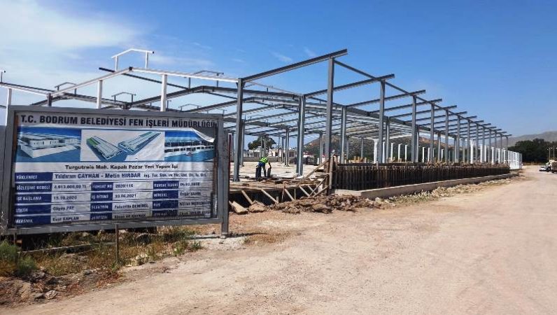 Turgutreis Pazaryeri Planlanan Takvimden Önce Bitiyor