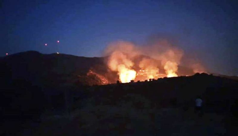 Koyunbaba Bölgesinde Çıkan Yangına Müdahale Ediliyor…