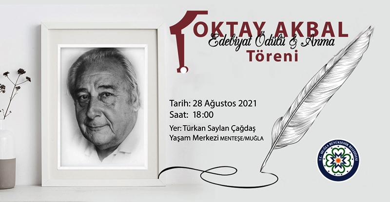 Oktay Akbal Edebiyat Ödülü Töreni 28 Ağustos’ta…