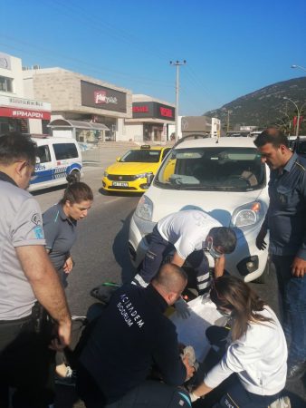 Alkollü Sürücü Postacıya Çarptı