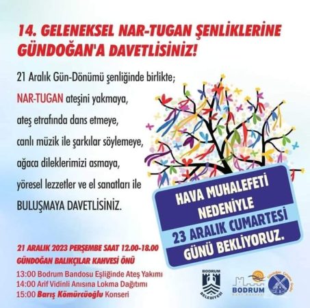 Bodrum’da Nar-Tugan Etkinlikleri