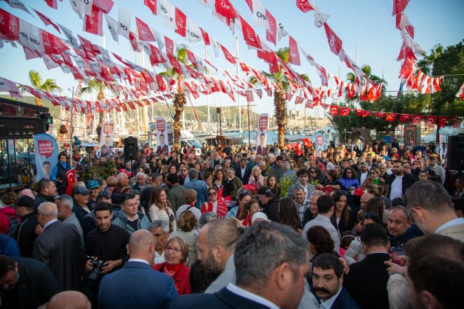 CHP BODRUM YAĞHANE SEÇİM OFİSİ AÇILDI